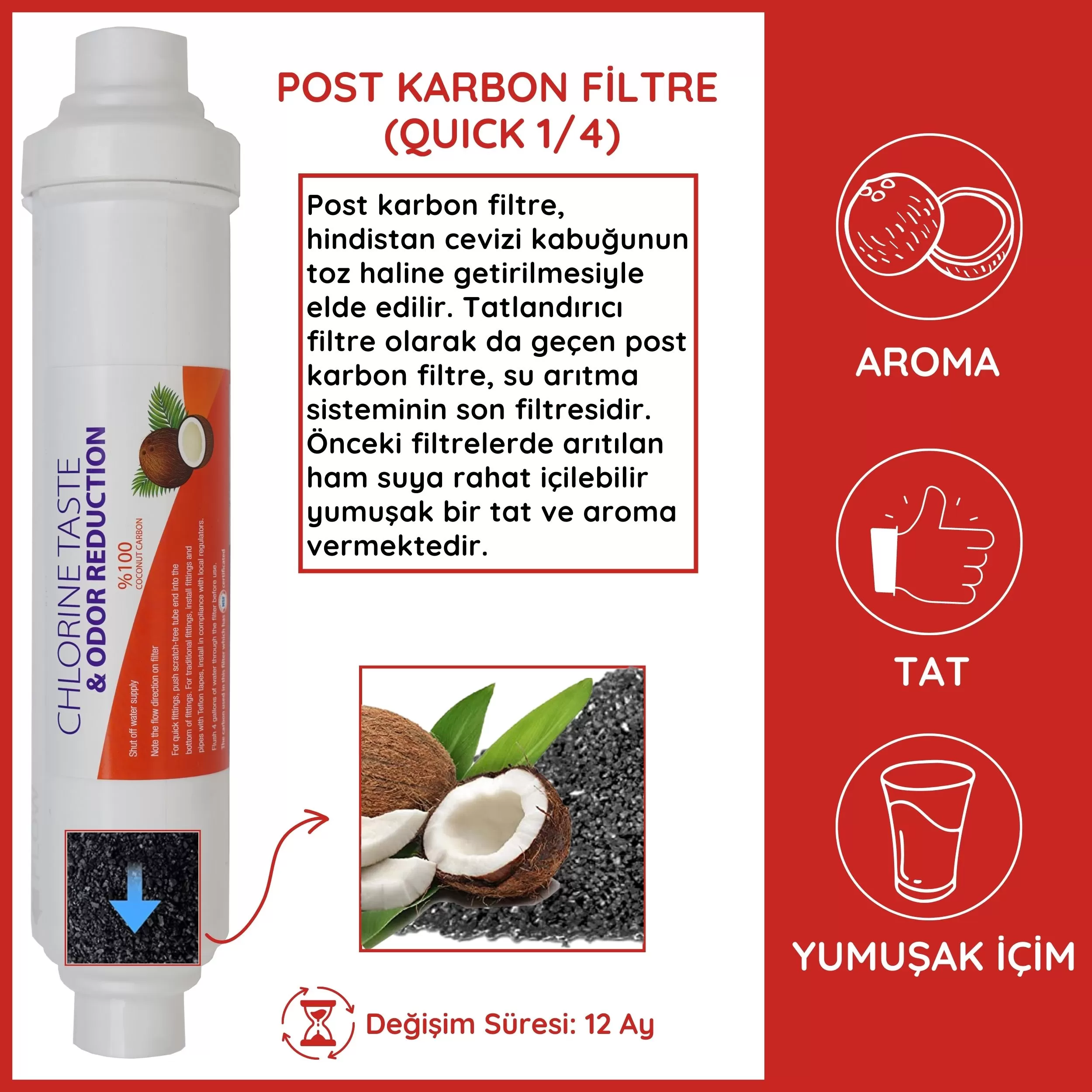 Eco Post Karbon Filtre - Görsel 5
