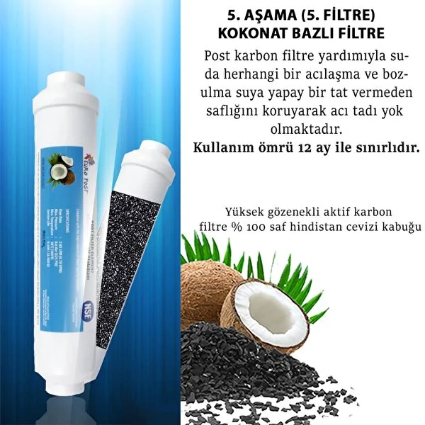 Eco Post Karbon Filtre - Görsel 4
